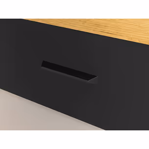 Łóżko z szufladą i stelażem COLT 10 90x200 - dąb craft/czarny