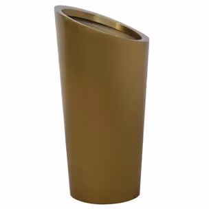 Donica metalowa 88222 40x80 - szczotkowany złoty