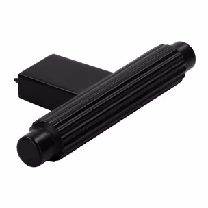 Gałka w kształcie litery T 2594 - czarny mat / 70 mm