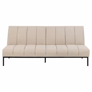 Rozkładana sofa 3-osobowa CAIX - beżowy/czarny