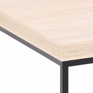 Stolik kawowy BAROSSA 60x60 - beżowy/czarny