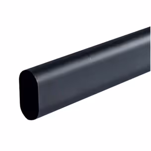 (AC902-A-300-CZA) Drążek owalny 15x30 L3000 metal czarny