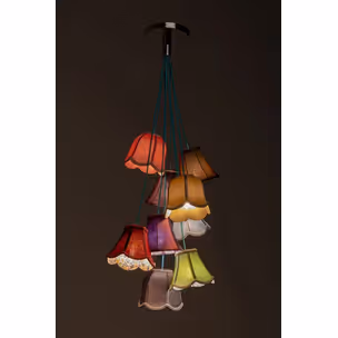 Lampa wisząca SALOON FLOWERS 9 - multikolor