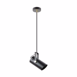 Lampa wisząca RESI A8165-1 - czarny mat/złoty