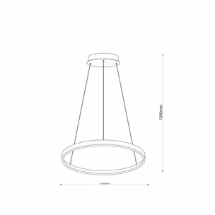 Lampa wisząca BRENO 2023201-GD80 - złoty