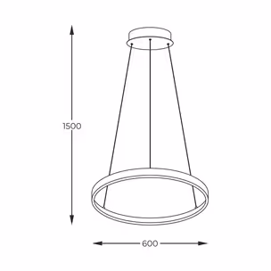 Lampa wisząca BRENO 2023201-GD60 - złoty