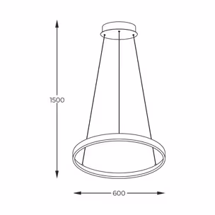 Lampa wisząca BRENO 2023201-GD60 - złoty