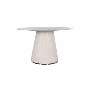 Stół okrągły MODIG 120 cm - biały