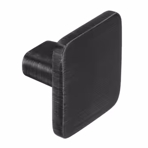 Gałka kwadratowa 2438 - żelazo szczotkowane / 33 mm
