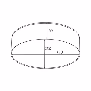 Lampa sufitowa SOLARI WM-TD8880-M-4K-G - złoty