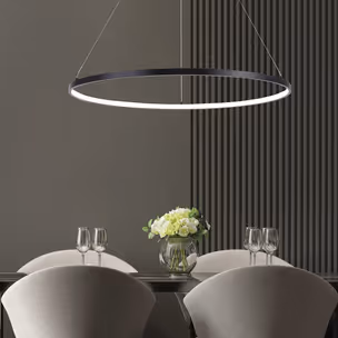 Lampa wisząca HORIK PEN89424-90BK - czarny