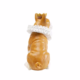 Figurka dekoracyjna KING DOG 29 - brązowy
