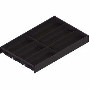 Wkład na sztućce AMBIA-LINE do Legrabox i Merivobox - czarny / 30x50 cm
