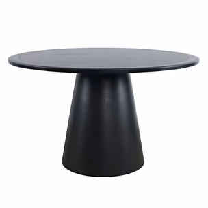 Stół okrągły AVOLA 127 cm - czarny