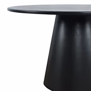 Stół okrągły AVOLA 127 cm - czarny
