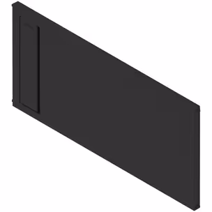 AMBIA-LINE listwa poprzeczna, do LEGRABOX/MERIVOBOX do szuflady z wysokim frontem (ZC7F400RSP), tworzywo+czarny mat*P/U: 24