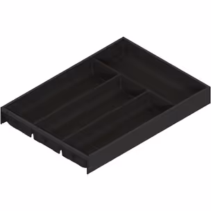 Wkład na sztućce AMBIA-LINE do Legrabox i Merivobox - czarny / 30x45 cm
