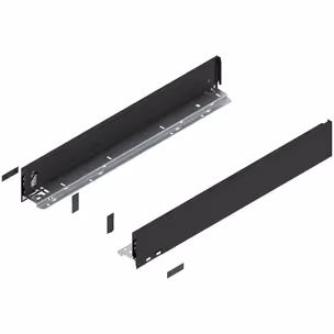 Bok szuflady LEGRABOX, wysokość M (90.5 mm), dł.=600 mm, lewy/prawy, do LEGRABOX pure+czarny mat*P/U: 1/3