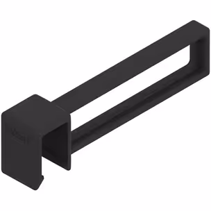 Listwy podłużne do relingu poprzecznego AMBIA-LINE do Legrabox Pure - czarny / dł. 84 mm