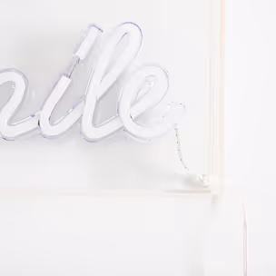 Neon SMILE LED FM-NLB46 - różowy