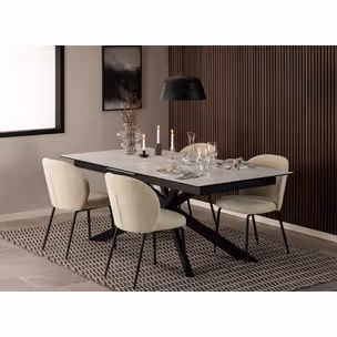 Stół rozkładany IRWINE 200/240x100 - biały