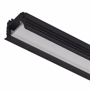 Profil wpuszczany LOOX5 1106 do taśm LED 5 mm - aluminium/czarny / dł. 300 cm