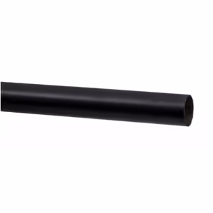 Drążek ubraniowy okrągły W01 - czarny mat / fi 25 mm / dł. 300 cm 