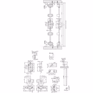 Zamek baskwilowy Siso X-155 - brązowy