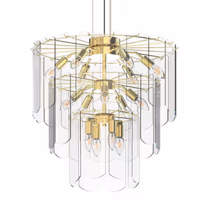 Lampa wisząca NIRA MD3523-14L-EGN - złoty