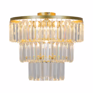 Lampa sufitowa TIFANNY P17127-4-GD - złoty