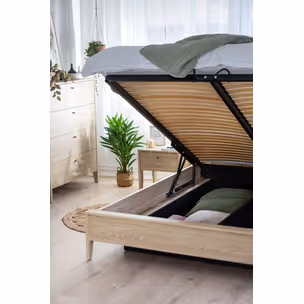 Łóżko z pojemnikiem COZY CZ-02 160x200 - dąb olejowany