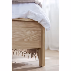 Łóżko z pojemnikiem COZY CZ-02 160x200 - dąb olejowany