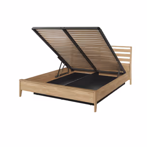 Łóżko z pojemnikiem COZY CZ-02 160x200 - dąb olejowany