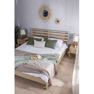 Łóżko z pojemnikiem COZY CZ-02 160x200 - dąb olejowany