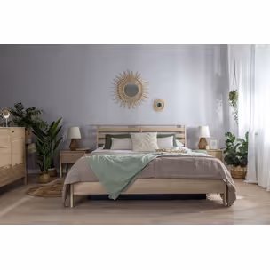 Łóżko z pojemnikiem COZY CZ-02 180x200 - dąb olejowany