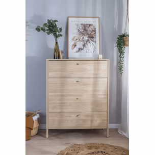 Komoda z szufladami COZY CZ-03 - dąb olejowany