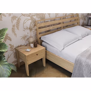 Stolik nocny z szufladą COZY CZ-05 - dąb olejowany