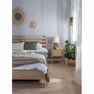 Stolik nocny z szufladą COZY CZ-05 - dąb olejowany