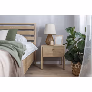 Stolik nocny z szufladą COZY CZ-05 - dąb olejowany