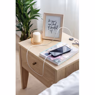 Stolik nocny z szufladą COZY CZ-05 - dąb olejowany