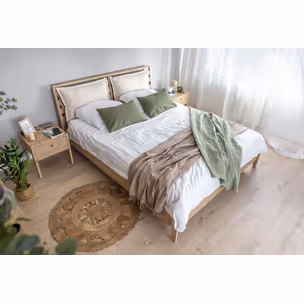 Zagłówek do łóżka COZY 160 CZ-06 - beżowy