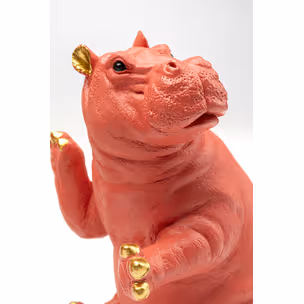 Zestaw dwóch podpórek do książek HIPPO - różowy