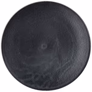 Zestaw czterech płytkich talerzy YOKO 27.5 cm - czarny