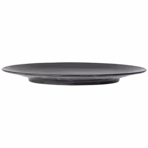 Zestaw czterech płytkich talerzy YOKO 27.5 cm - czarny