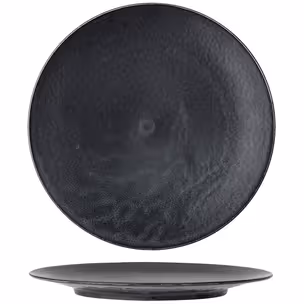 Zestaw czterech płytkich talerzy YOKO 27.5 cm - czarny