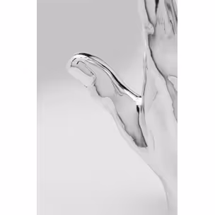 Figurka dekoracyjna MANO DIAMOND RING - srebrny
