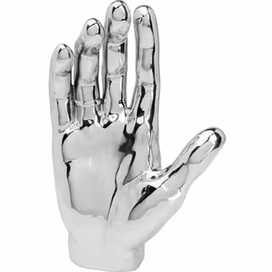 Figurka dekoracyjna MANO DIAMOND RING - srebrny