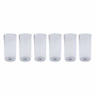 Szklanka ELECTRA 520 ml - transparentny/srebrny