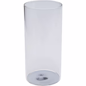 Szklanka ELECTRA 520 ml - transparentny/srebrny