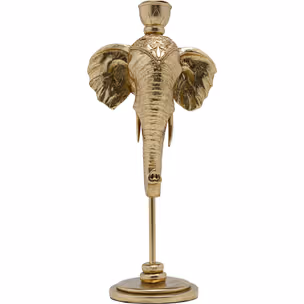 Świecznik ELEPHANT HEAD 36 - złoty